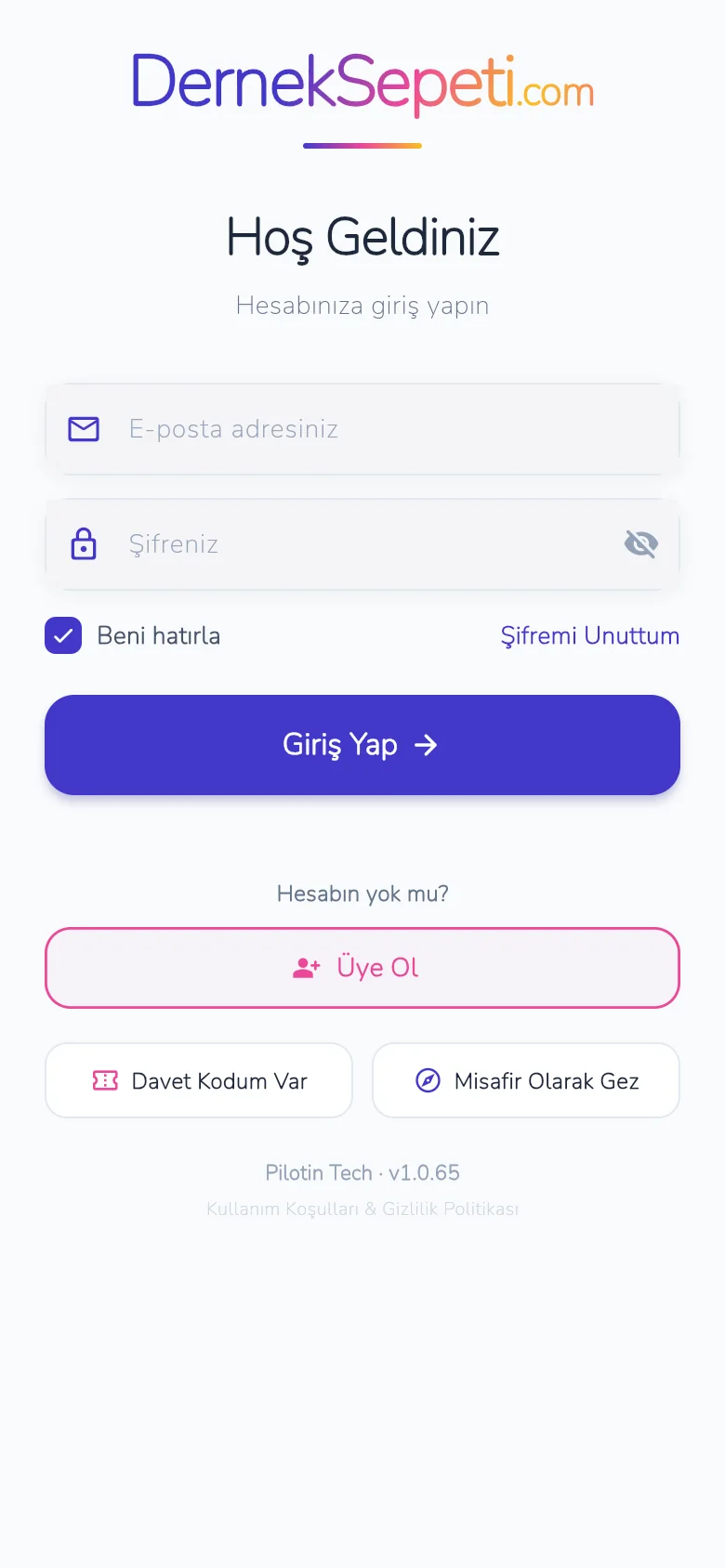 DernekSepeti ekranı 3