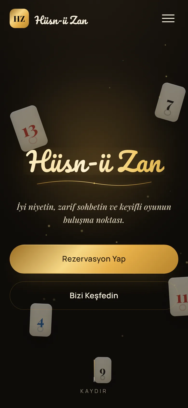 Hüsn-ü Zan ekranı